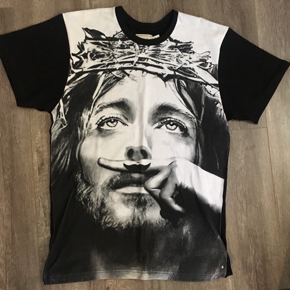 Eleven Paris Other - Eleven Paris | Mustache Savior Jesus T-shirt